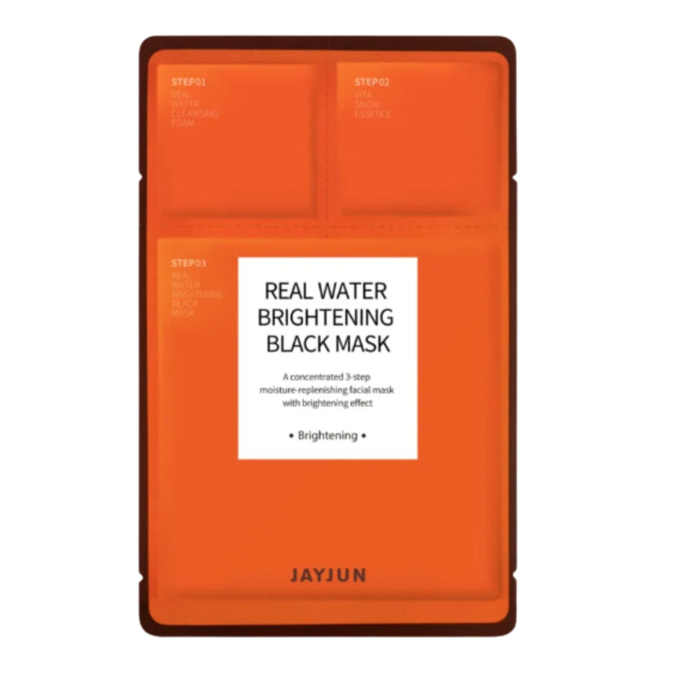 Real Water Brightening Black Mask